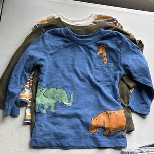 3 shirts size 12mos